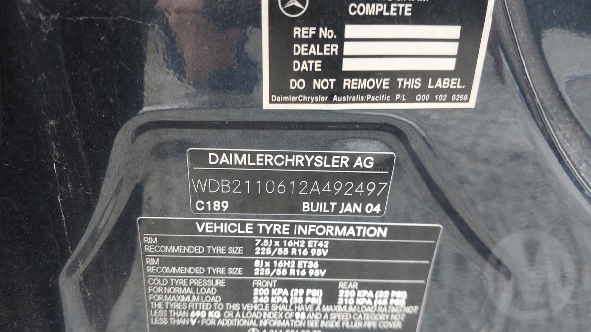 2004 Mercedes-Benz E240 E-Class W211