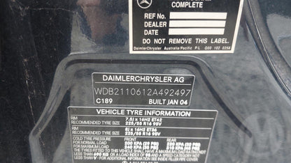 2004 Mercedes-Benz E240 E-Class W211