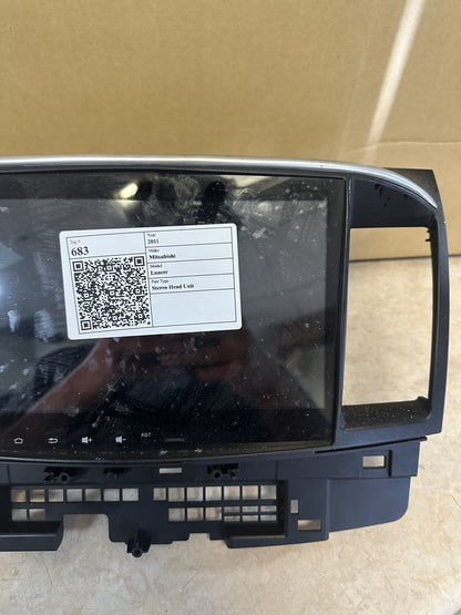 2011 Mitsubishi Lancer Lancer Sedan Stereo Head Unit 221588