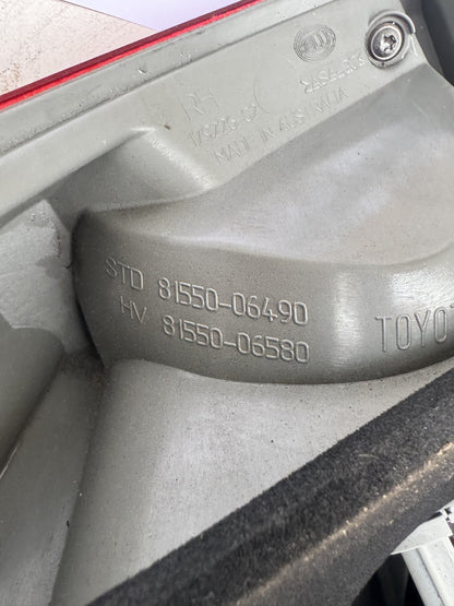 2012 Toyota Camry XV50 Sedan Right Taillight