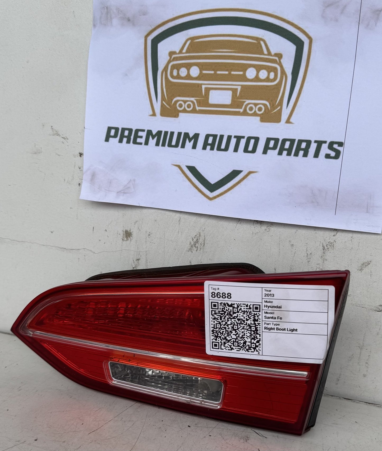2013 Hyundai Santa Fe DM Station Wagon Right Boot Light