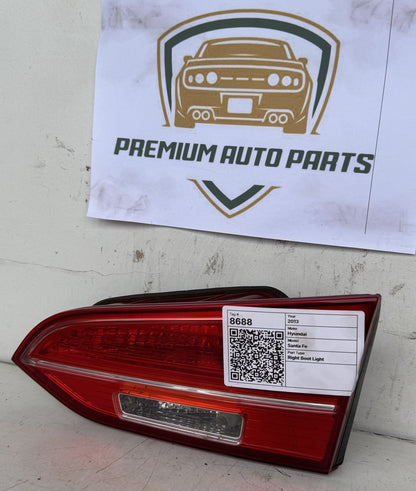2013 Hyundai Santa Fe DM Station Wagon Right Boot Light