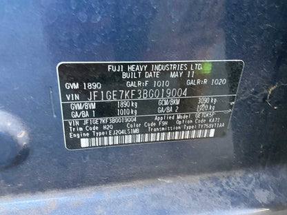2011 Subaru Impreza GE