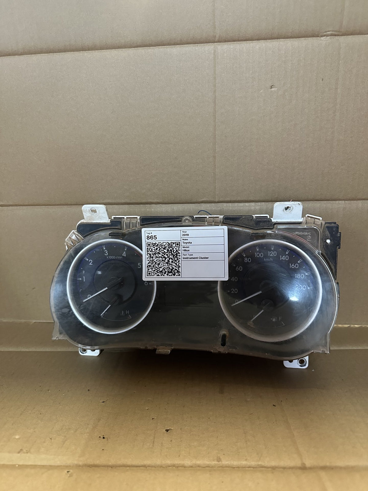 2019 Toyota Hilux Hilux Unknown Instrument Cluster 83800FBJ31A