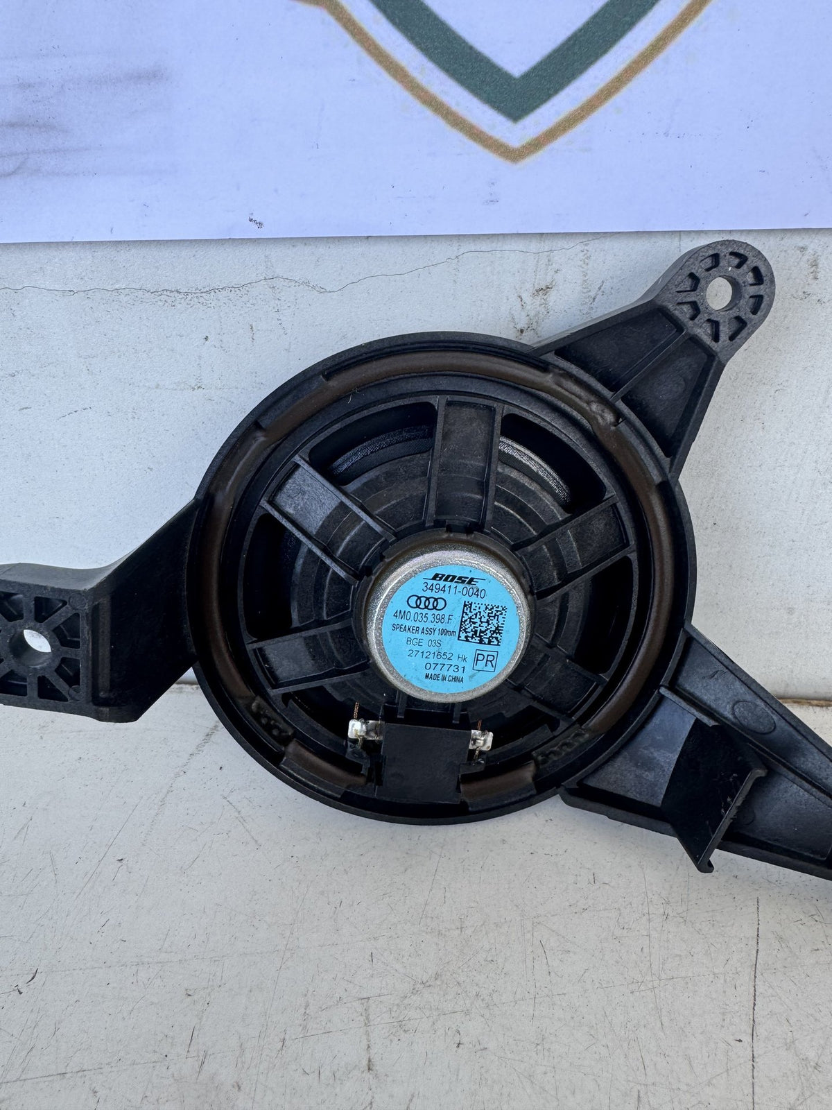2017 Audi Q7 4M Station Wagon Rear Right Speaker 4M0035398D