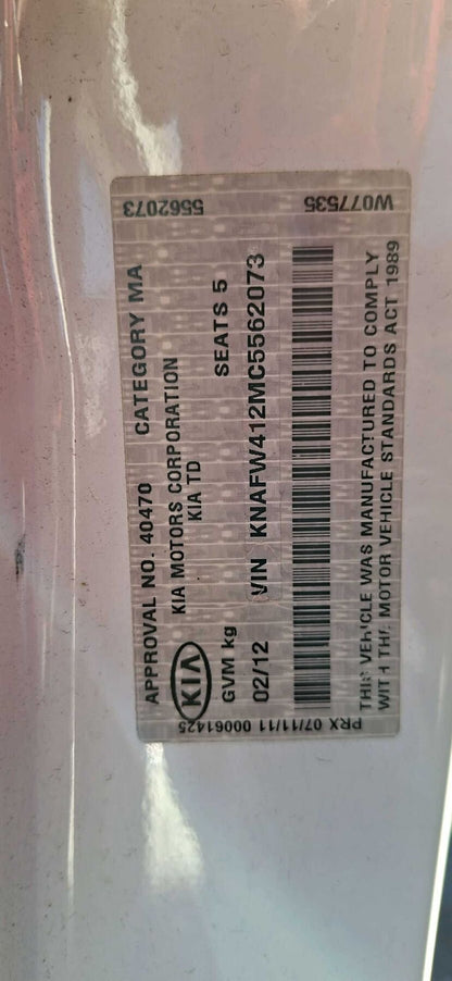 2012 Kia Cerato City TD