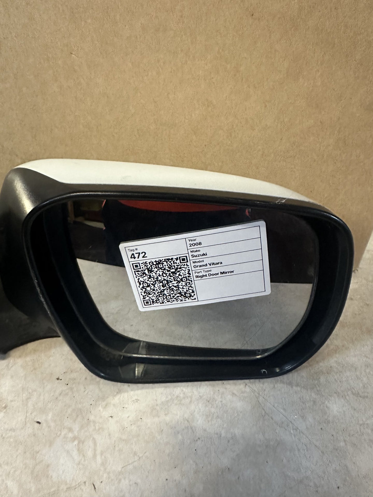 2008 Suzuki Grand Vitara Grand Vitara Station Wagon Right Door Mirror 012289