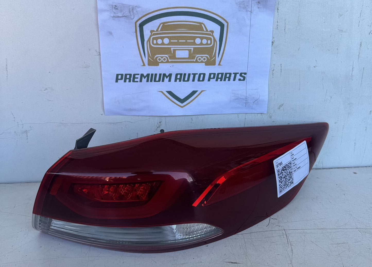 2018 Hyundai Elantra AD Sedan Right Taillight