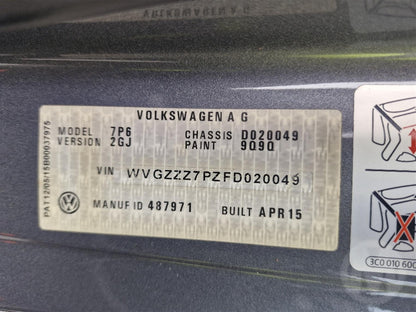 2015 Volkswagen Touareg MK2- 7P