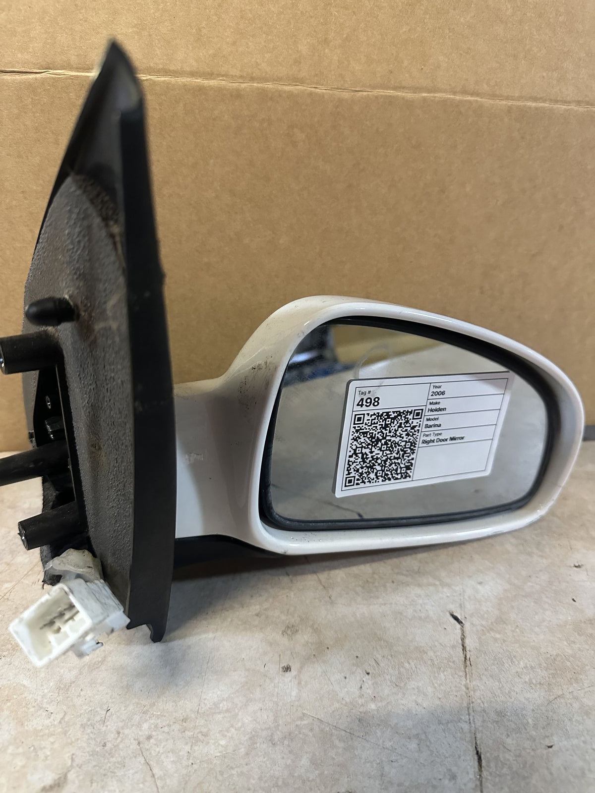 2006 Holden Barina Barina Hatchback Right Door Mirror 012279