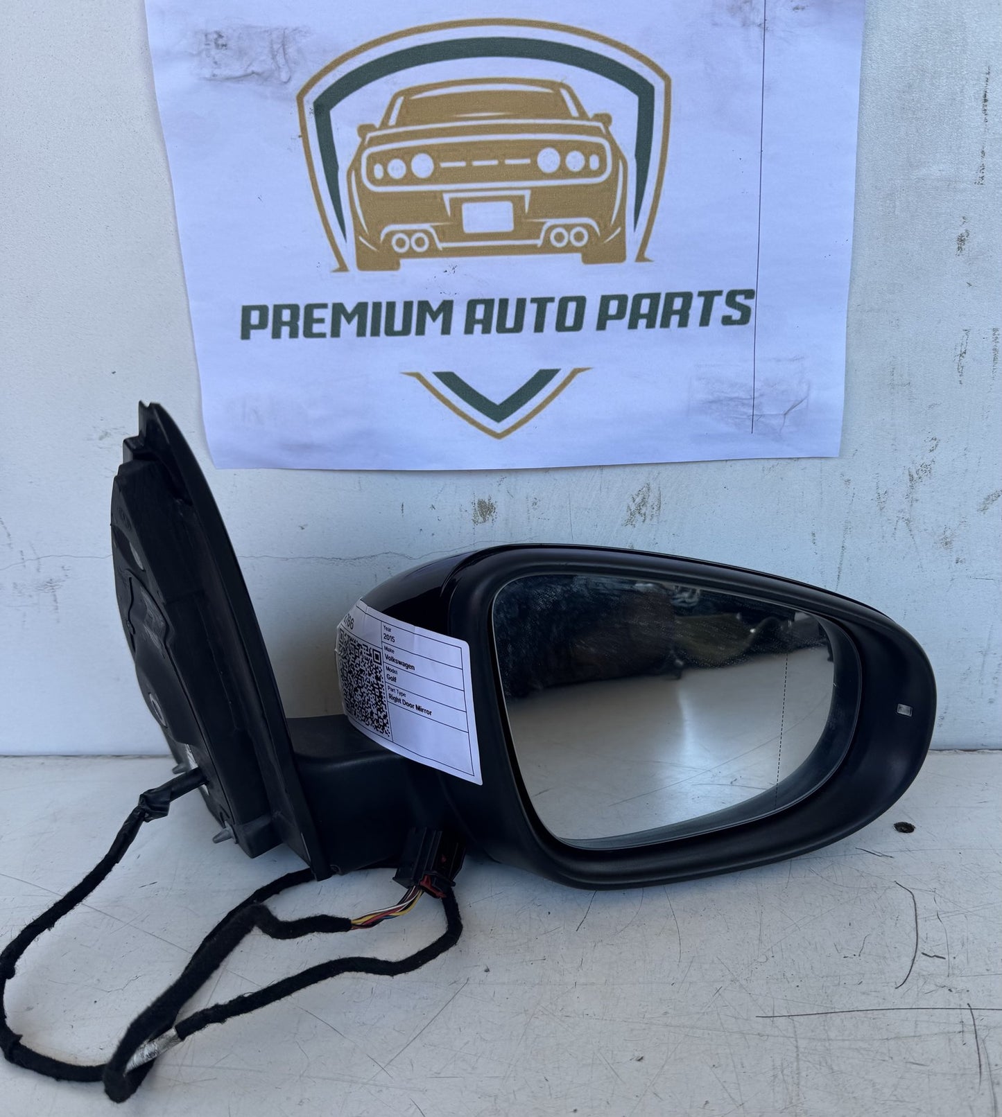 2015 Volkswagen Golf MK7- 5G BE BQ Hatchback Right Door Mirror