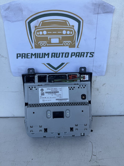 2016 Volkswagen Touareg Station Wagon Stereo Head Unit