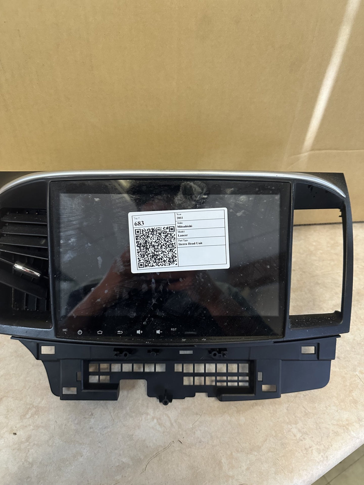 2011 Mitsubishi Lancer Lancer Sedan Stereo Head Unit 221588