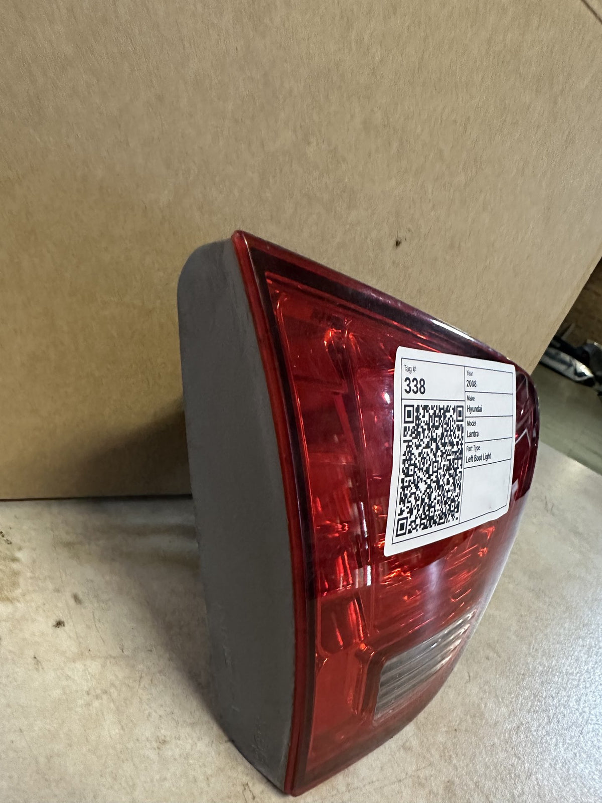 2008 Hyundai Elantra Sedan Left Boot Light 924042H01