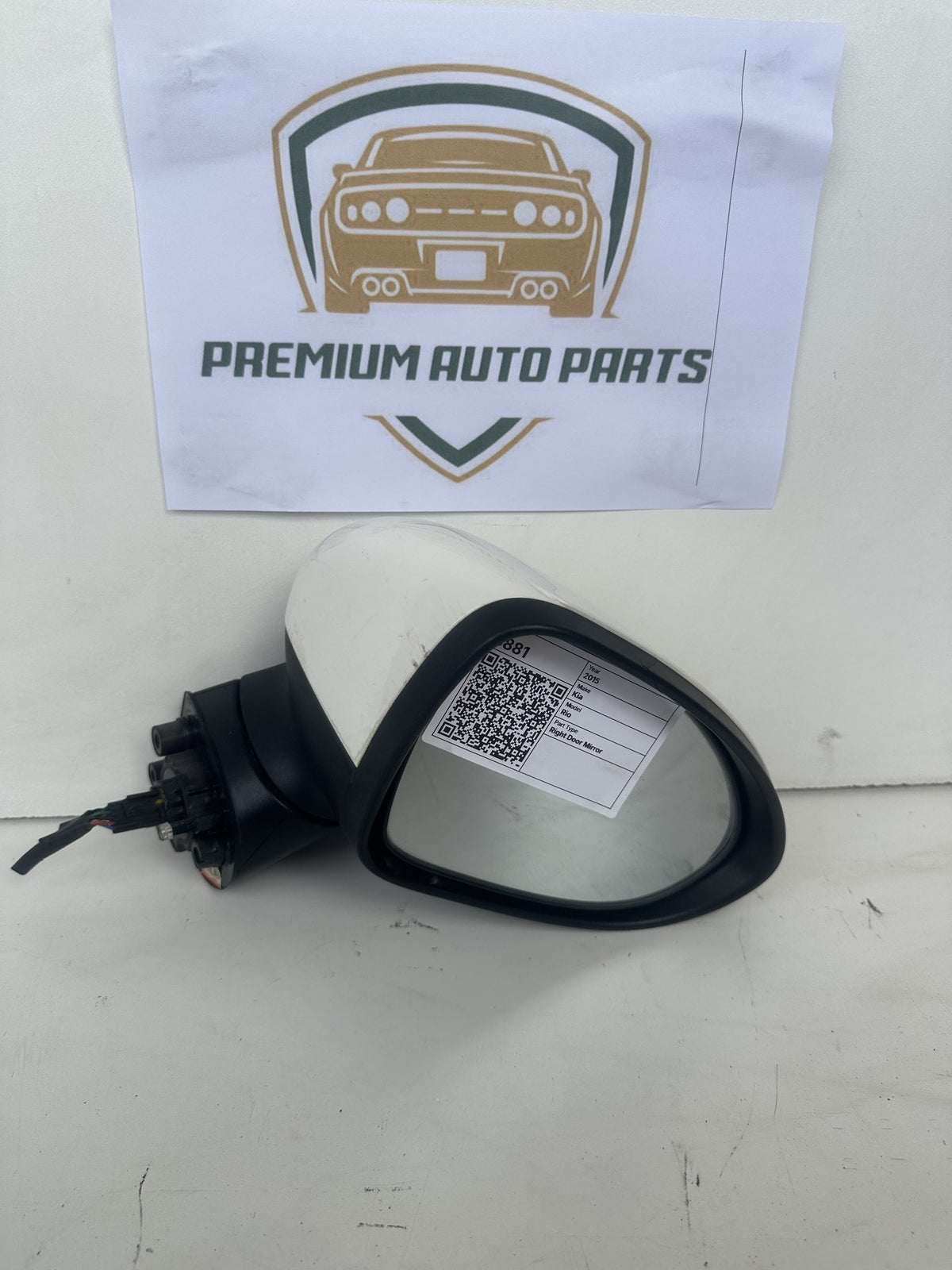 2014-2017 Kia Rio UB Hatchback Right Door Mirror 027564