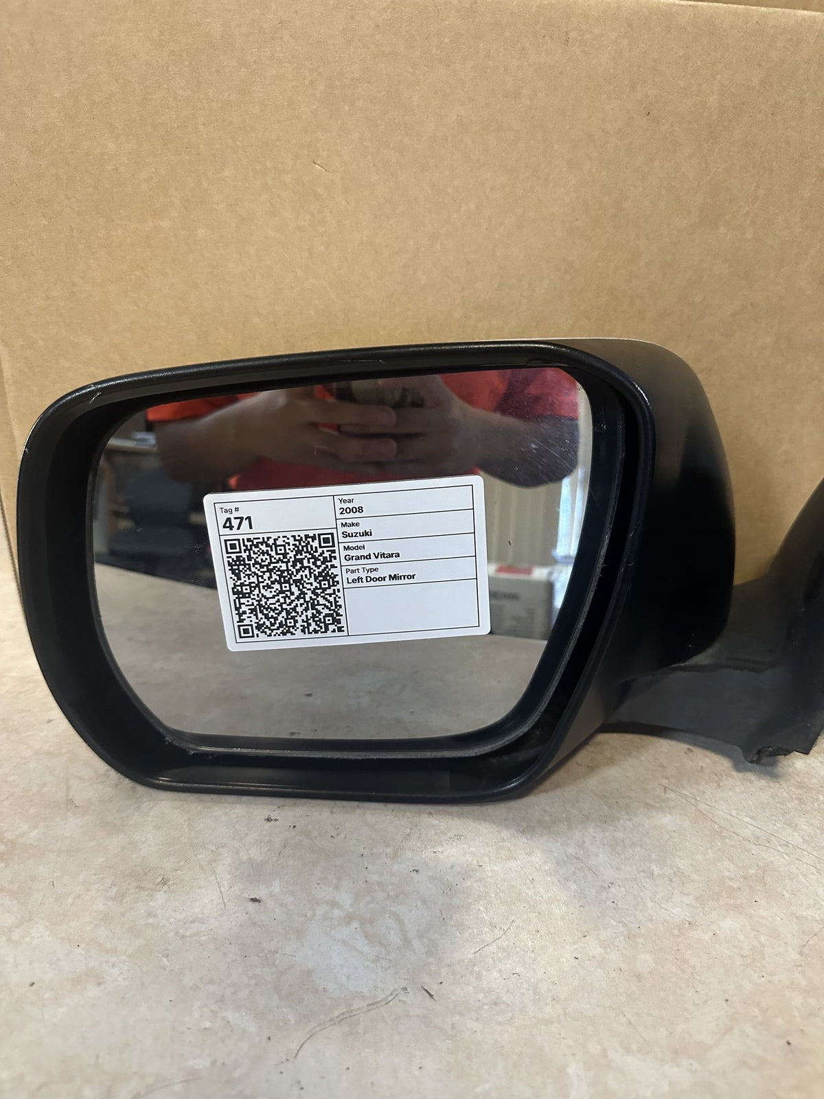 2008 Suzuki Grand Vitara Station Wagon Left Door Mirror 012289