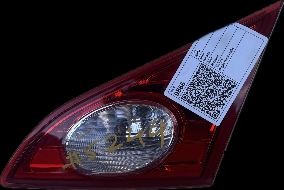 2009 Nissan Murano Z51 Station Wagon Right Boot Light