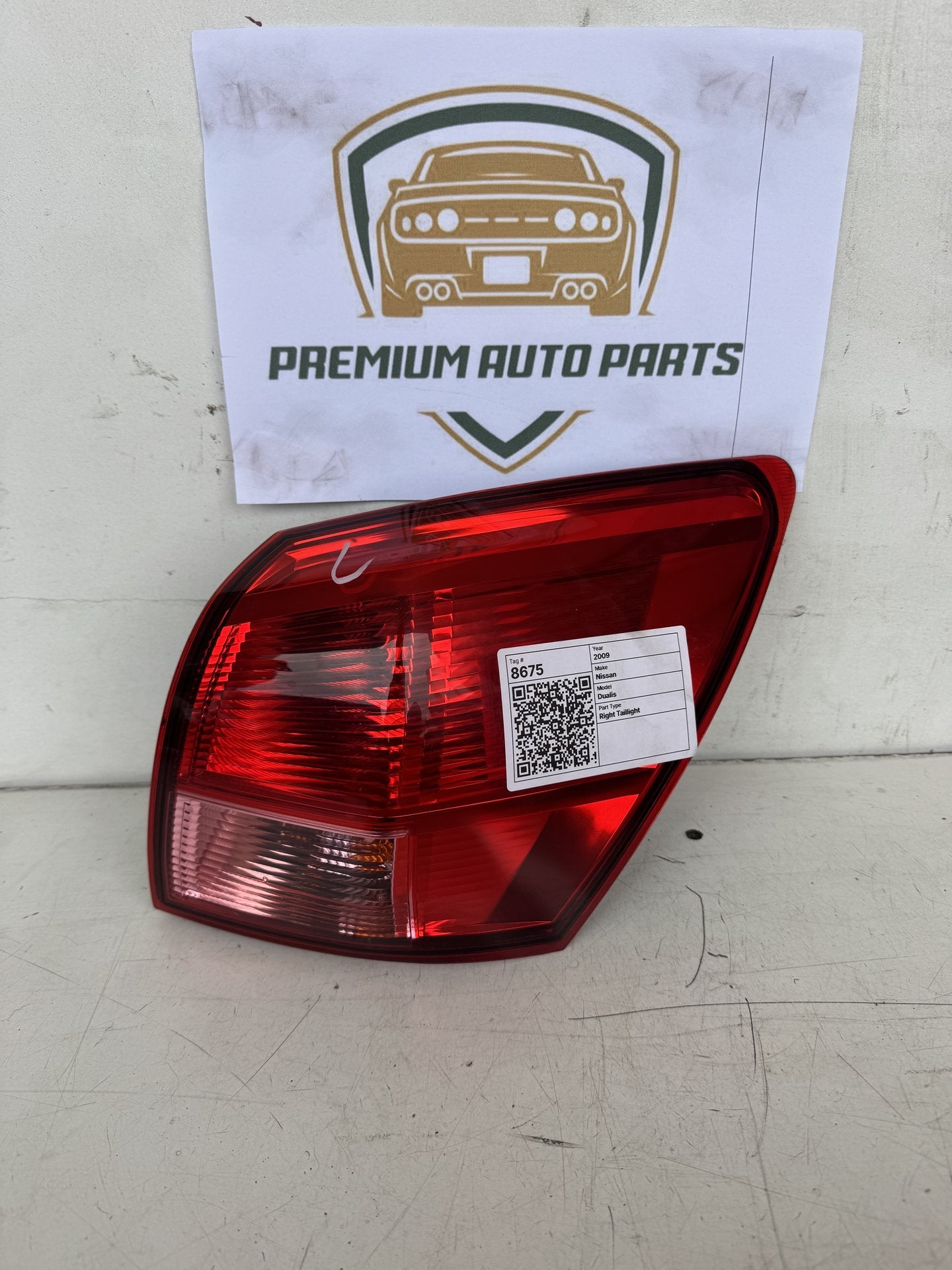 2009 Nissan Dualis Station Wagon Right Taillight