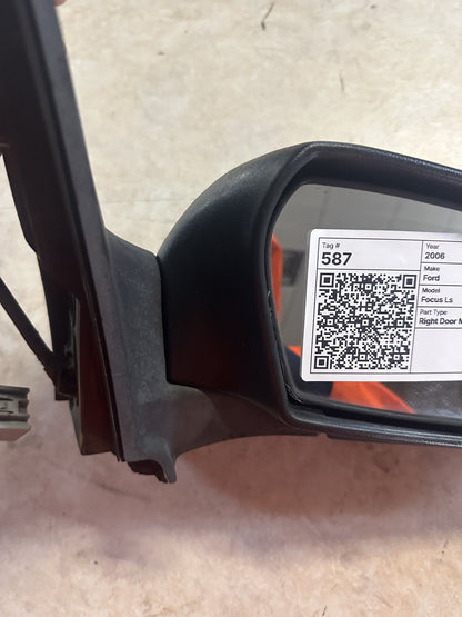 2006 Ford Focus Focus Ls Hatchback Right Door Mirror 011177