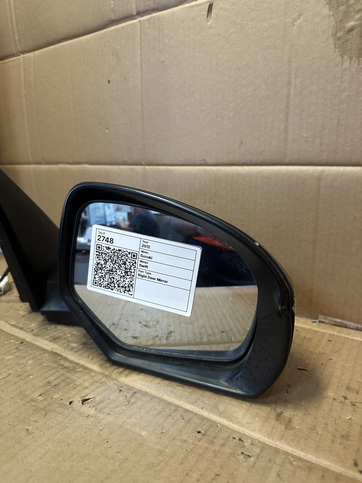2012 Suzuki Swift Hatchback Right Door Mirror 023209