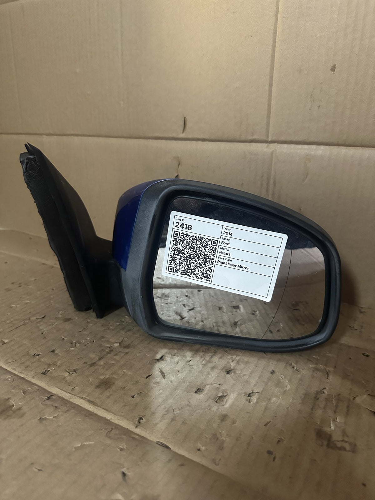 2014 Ford Focus Hatchback Right Door Mirror 024550