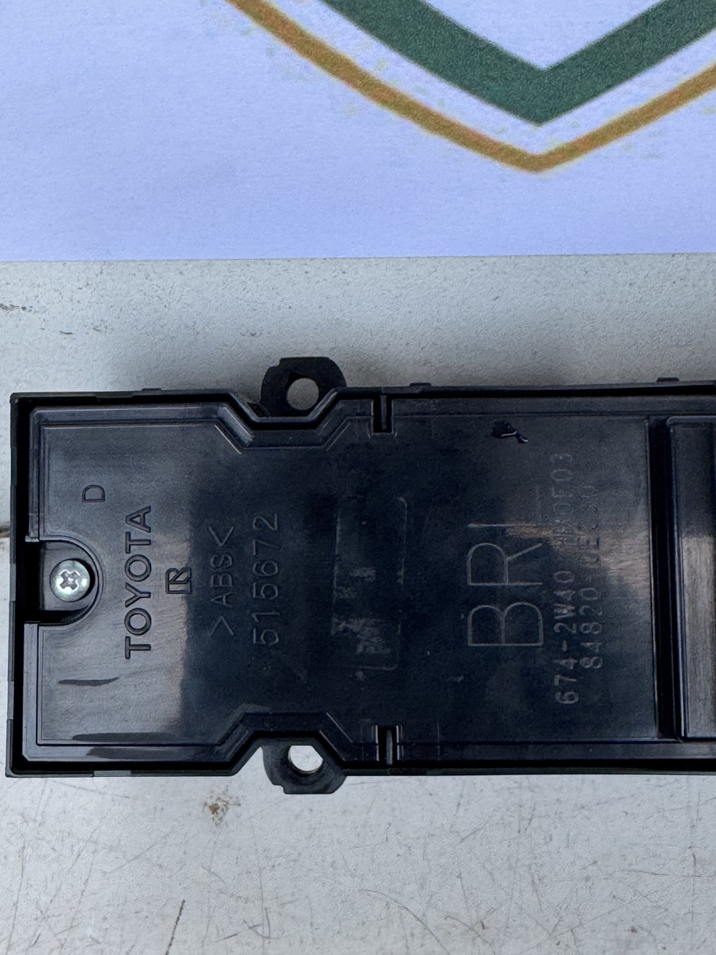 2015  U50 Master Power Window Switch