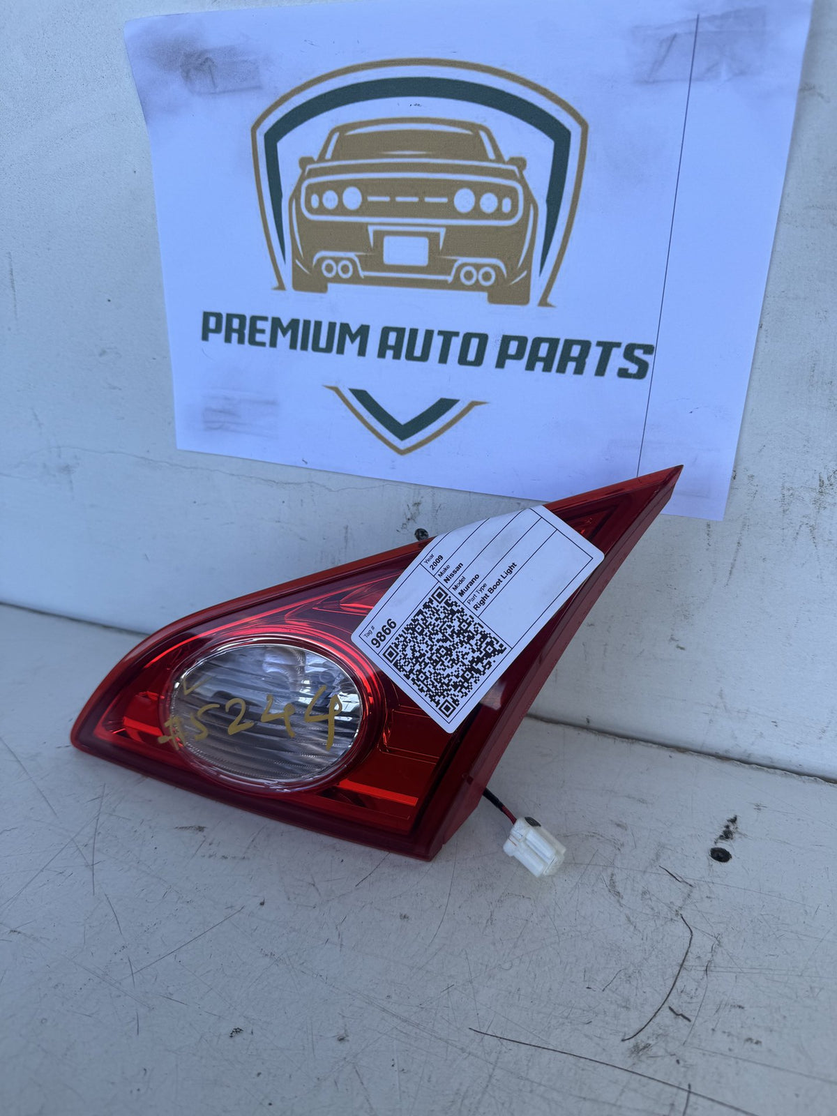 2009 Nissan Murano Z51 Station Wagon Right Boot Light