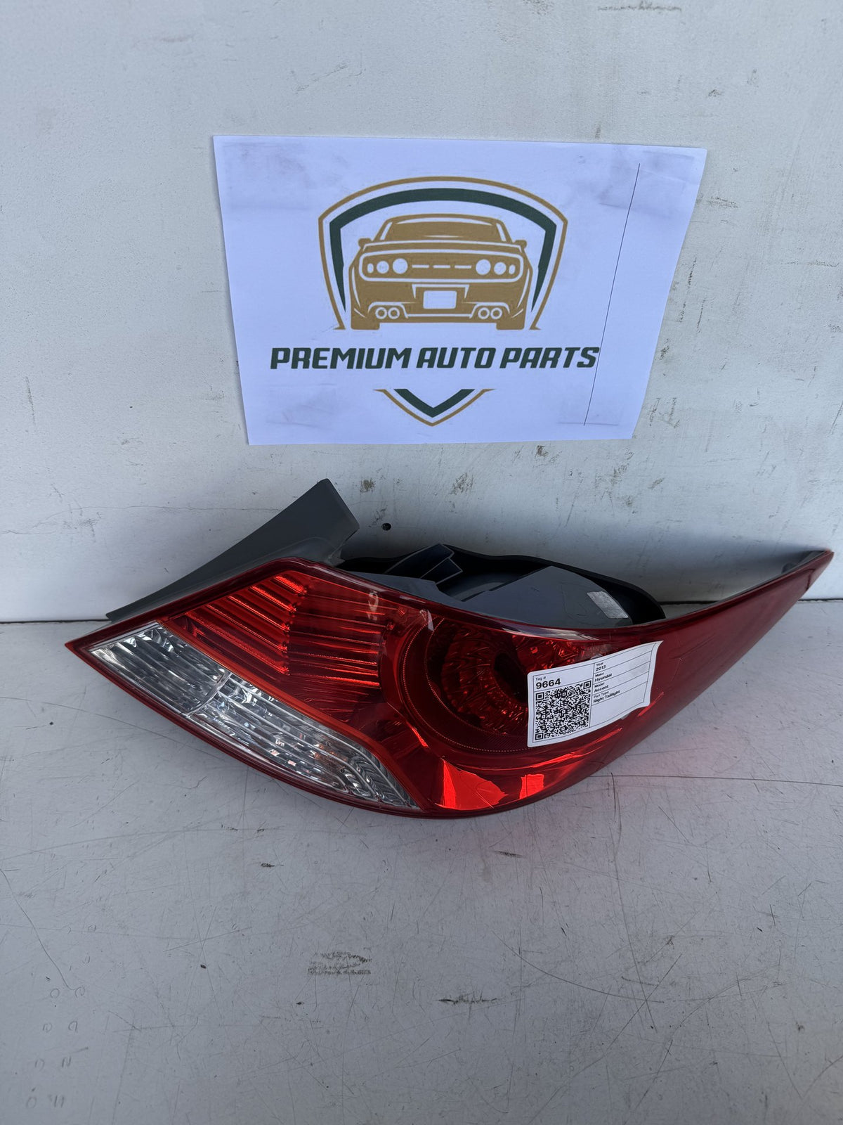 2013 Hyundai Accent RB Sedan Right Taillight