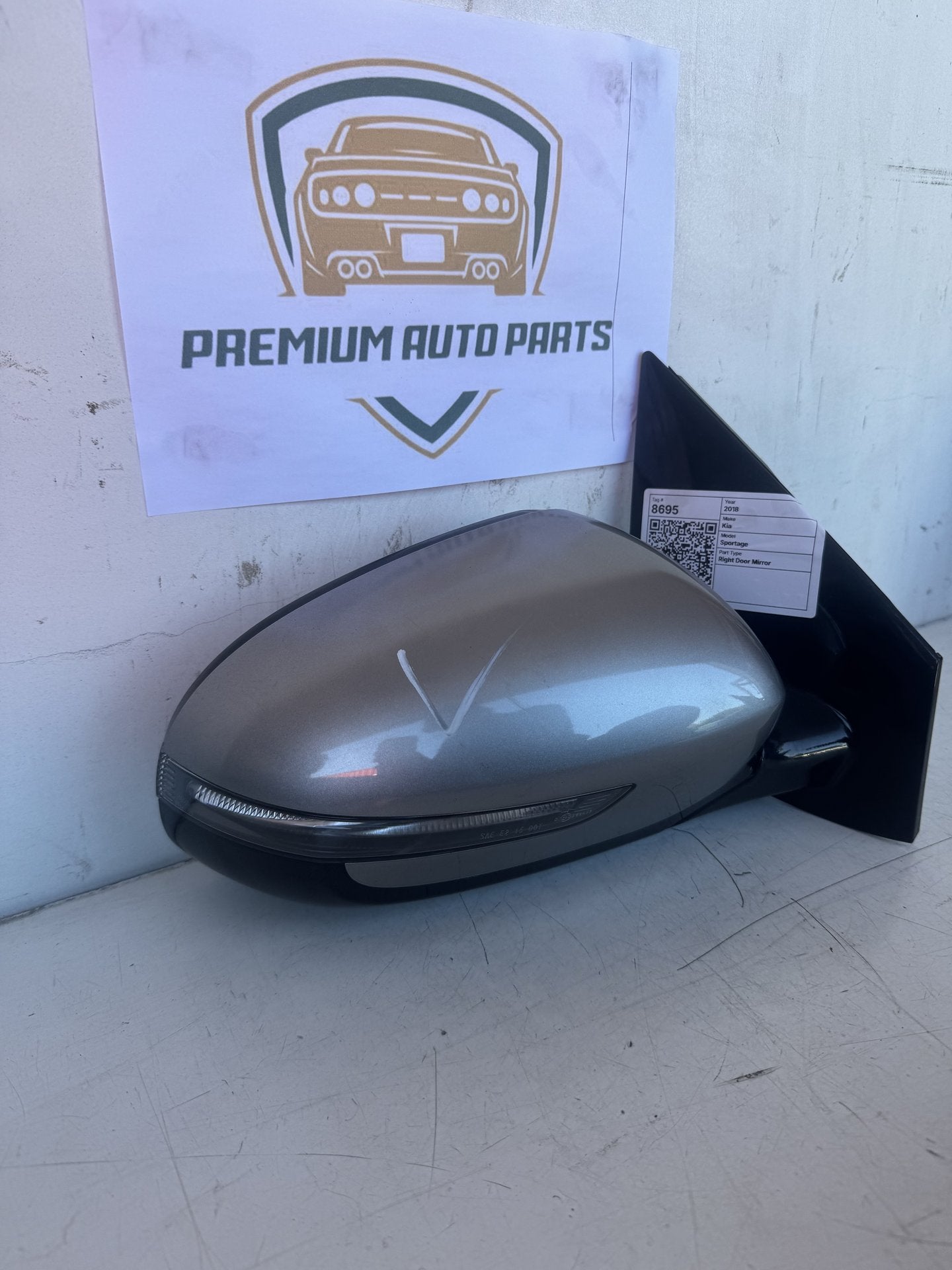 2018 Kia Sportage Station Wagon Right Door Mirror