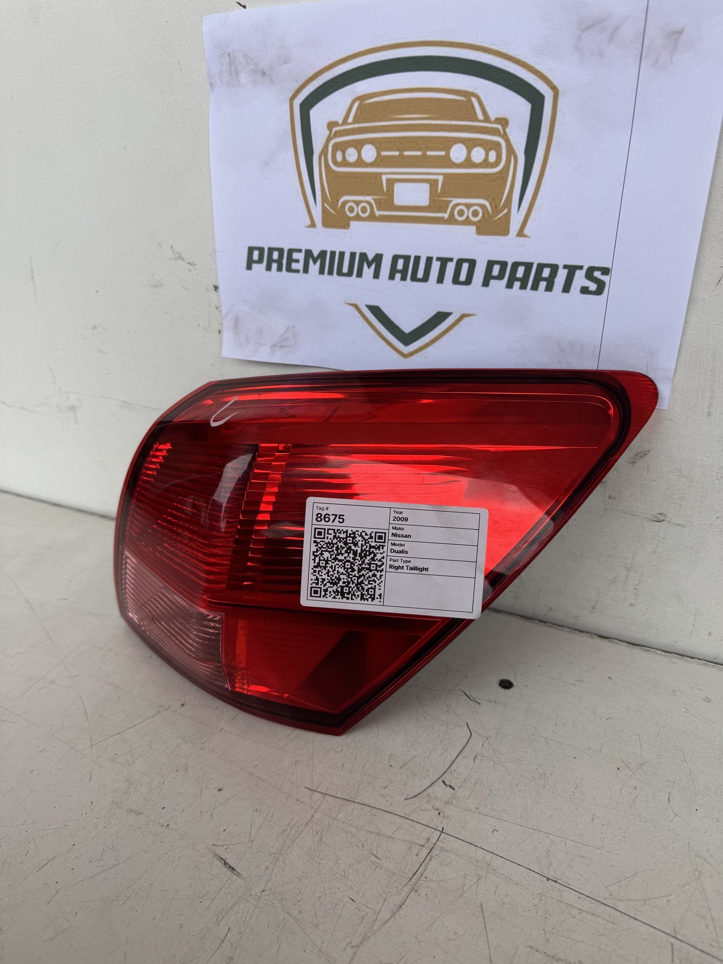 2009 Nissan Dualis Station Wagon Right Taillight