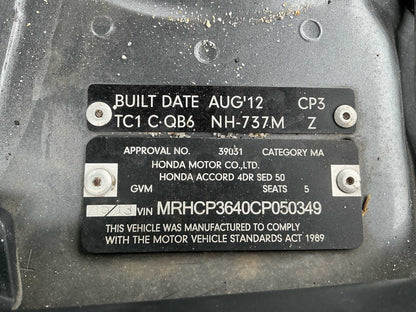 2013 Honda Accord CP