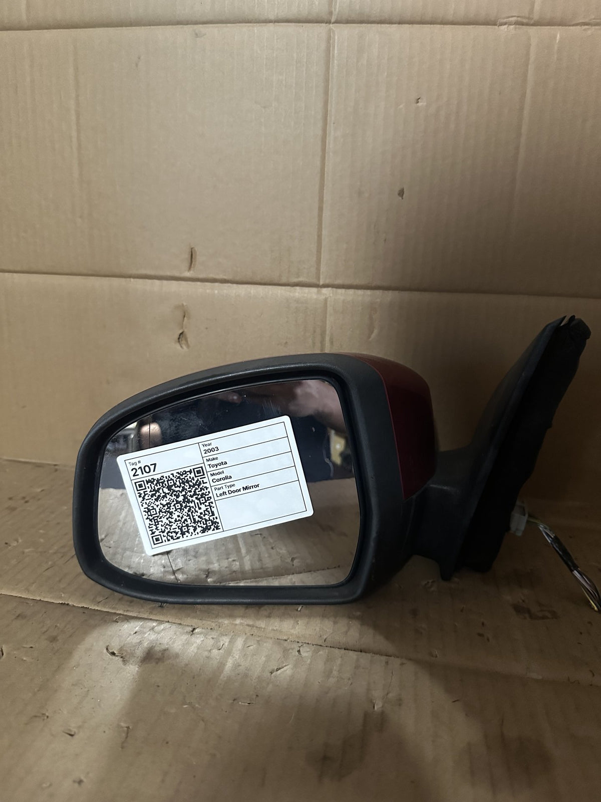 2003 Toyota Corolla E120 Sedan Left Door Mirror 012175