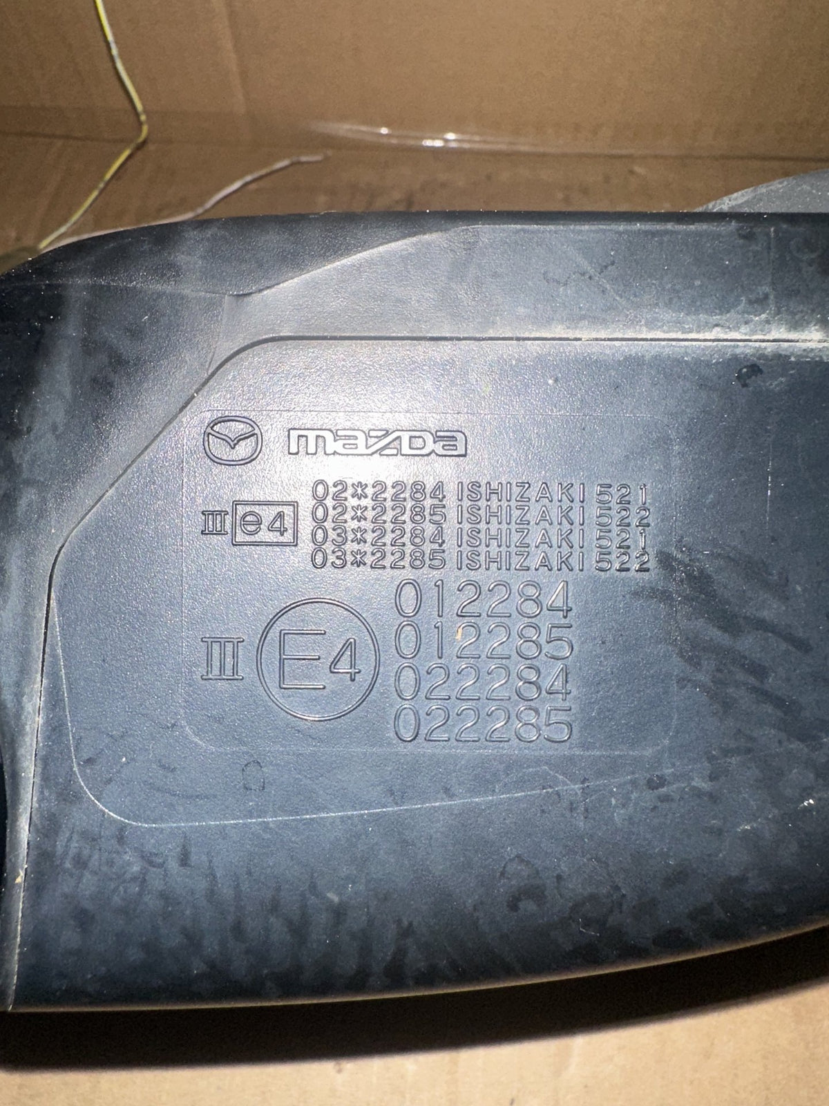 2010 Mazda CX-7 CX-7 Right Door Mirror 022284