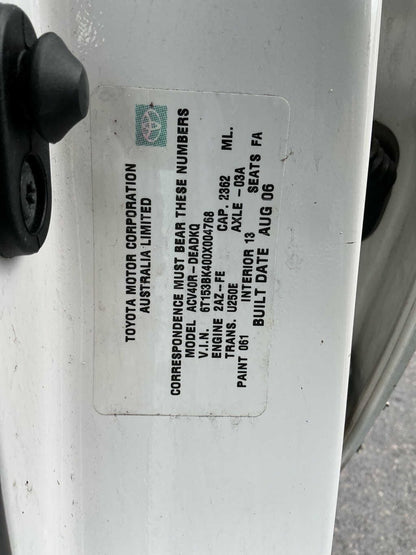 2006 Toyota Camry V40