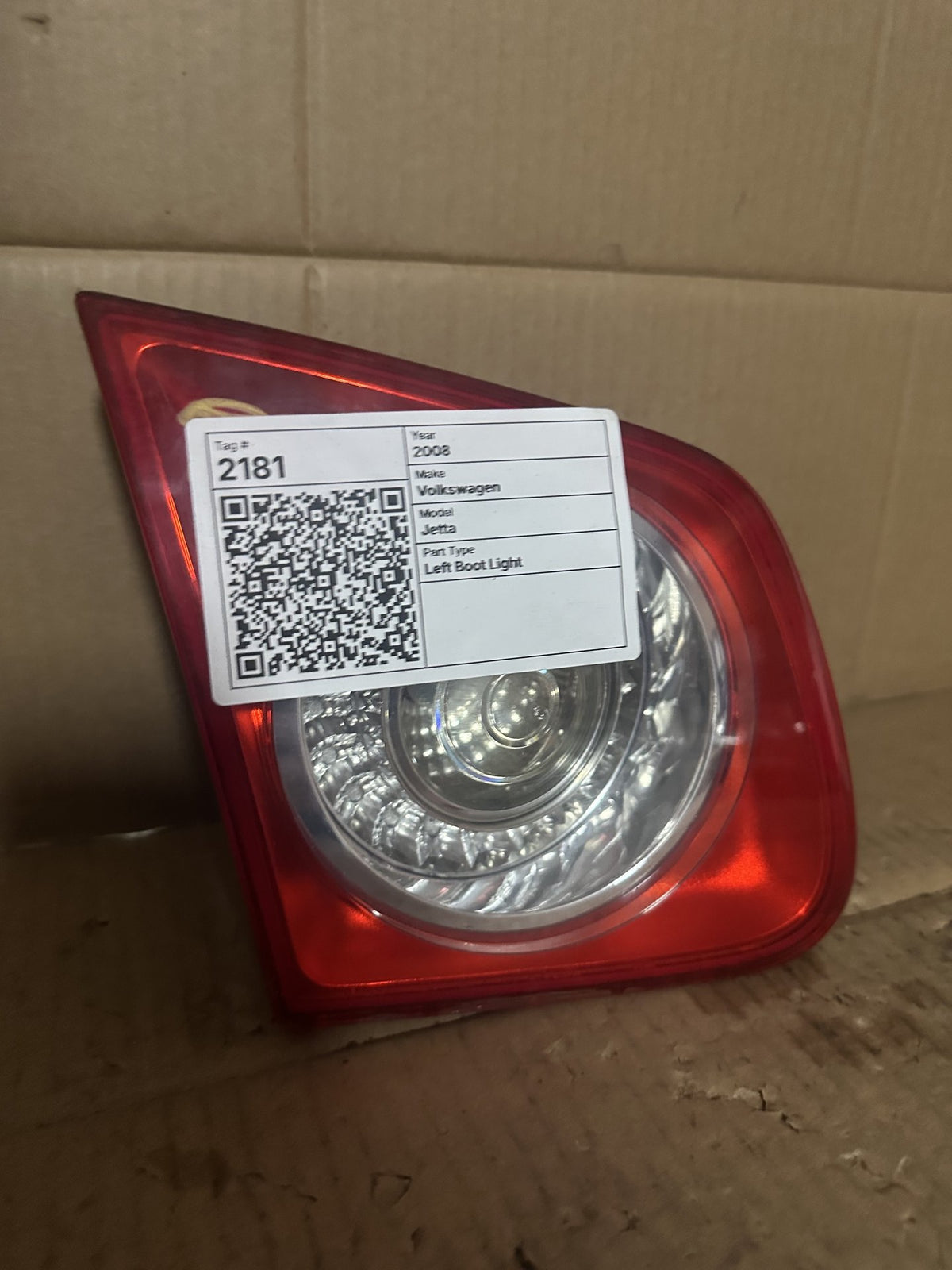 2008 Volkswagen Jetta MK5- 1K Sedan Left Boot Light 983151