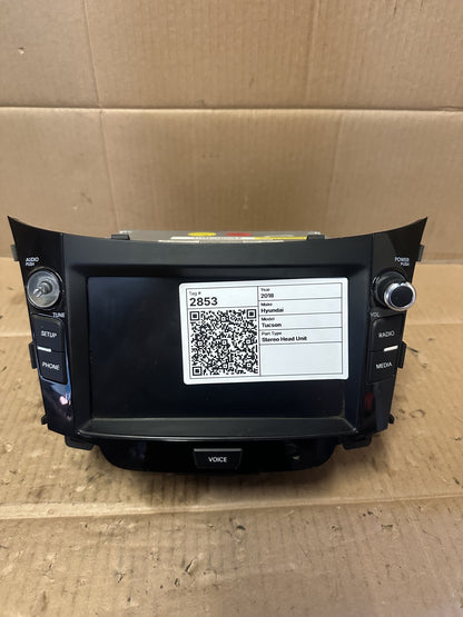 2018 Hyundai Tucson Stereo Head Unit 323600058