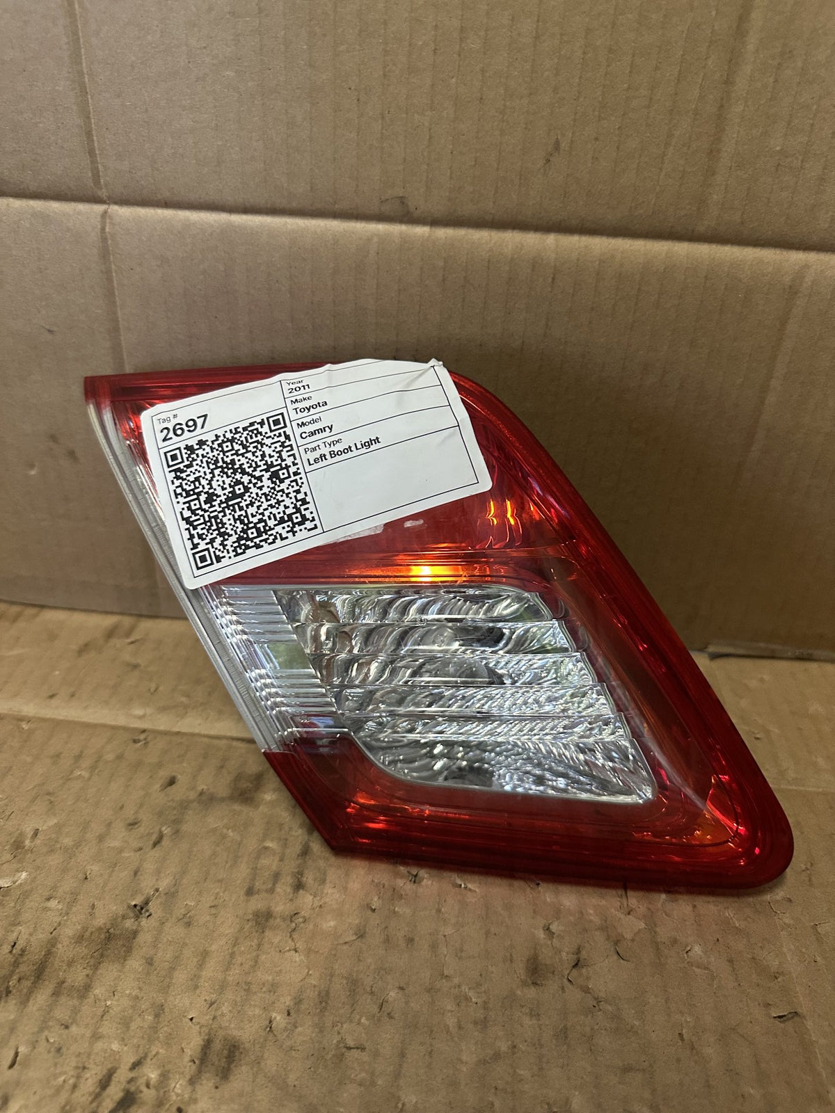 2011 Toyota Camry - Left Boot Light