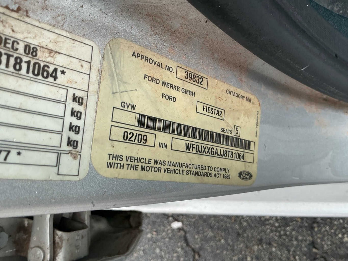 2009 Ford Fiesta CL WS