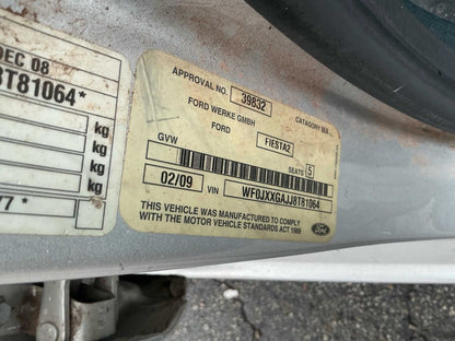 2009 Ford Fiesta CL WS