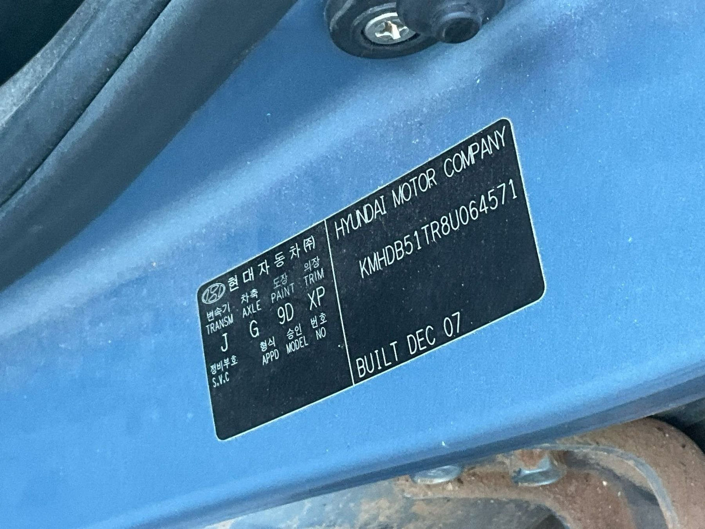 2008 Hyundai i30 SX FD