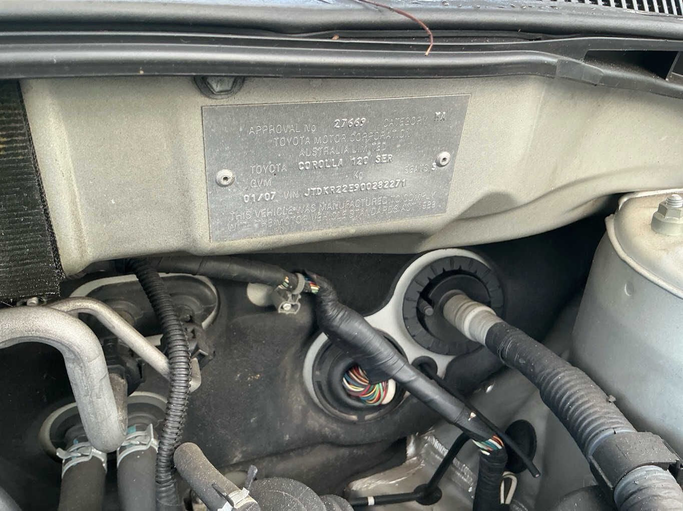 2007 Toyota Corolla Ascent E120
