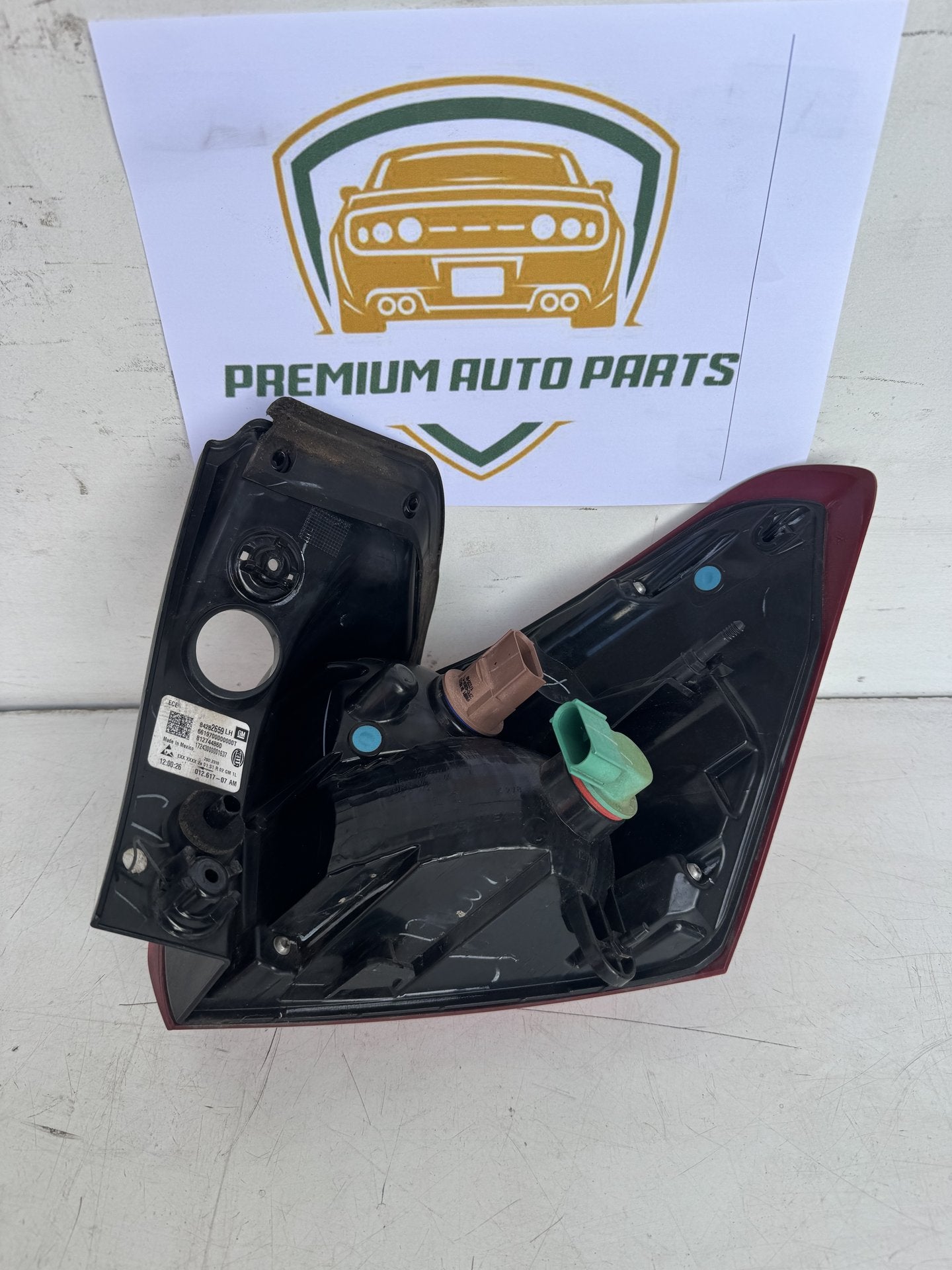 2018  EQ Left Taillight