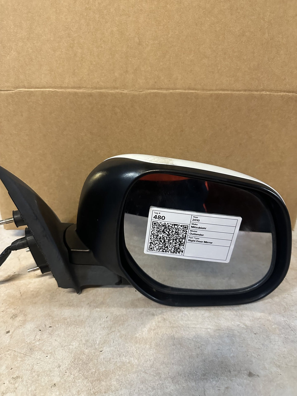 2010 Mitsubishi Outlander Outlander Station Wagon Right Door Mirror 022588