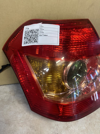 2004 Toyota Corolla - Right Taillight