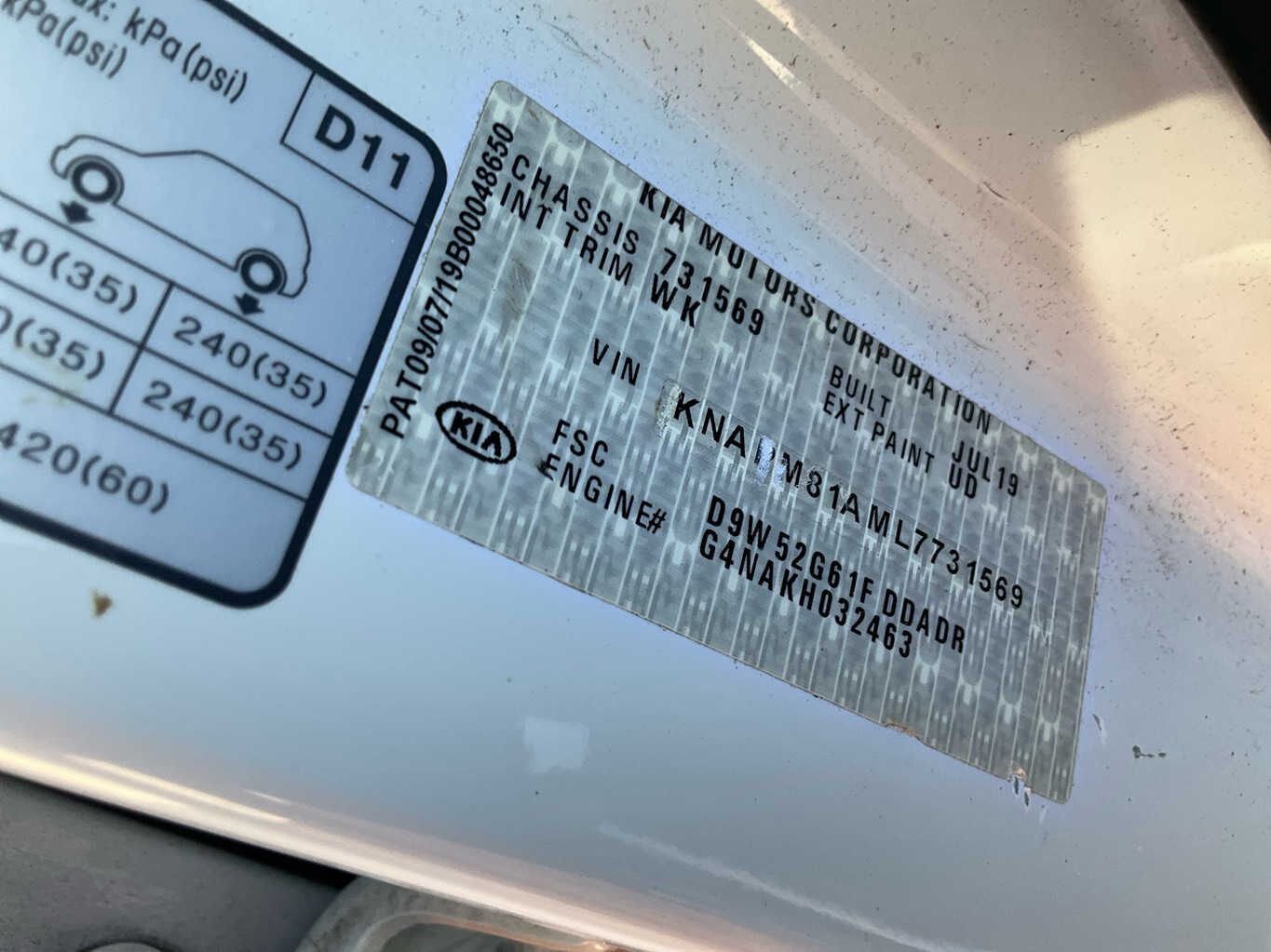 2020 Kia Sportage SX QL
