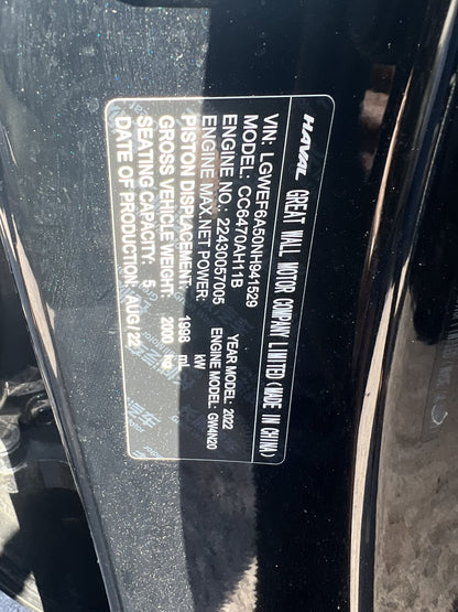 2022 Haval H6  Station Wagon 
Haval
H6
