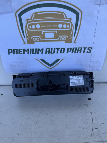 2016 Volkswagen Touareg Station Wagon Heater/AC Controls