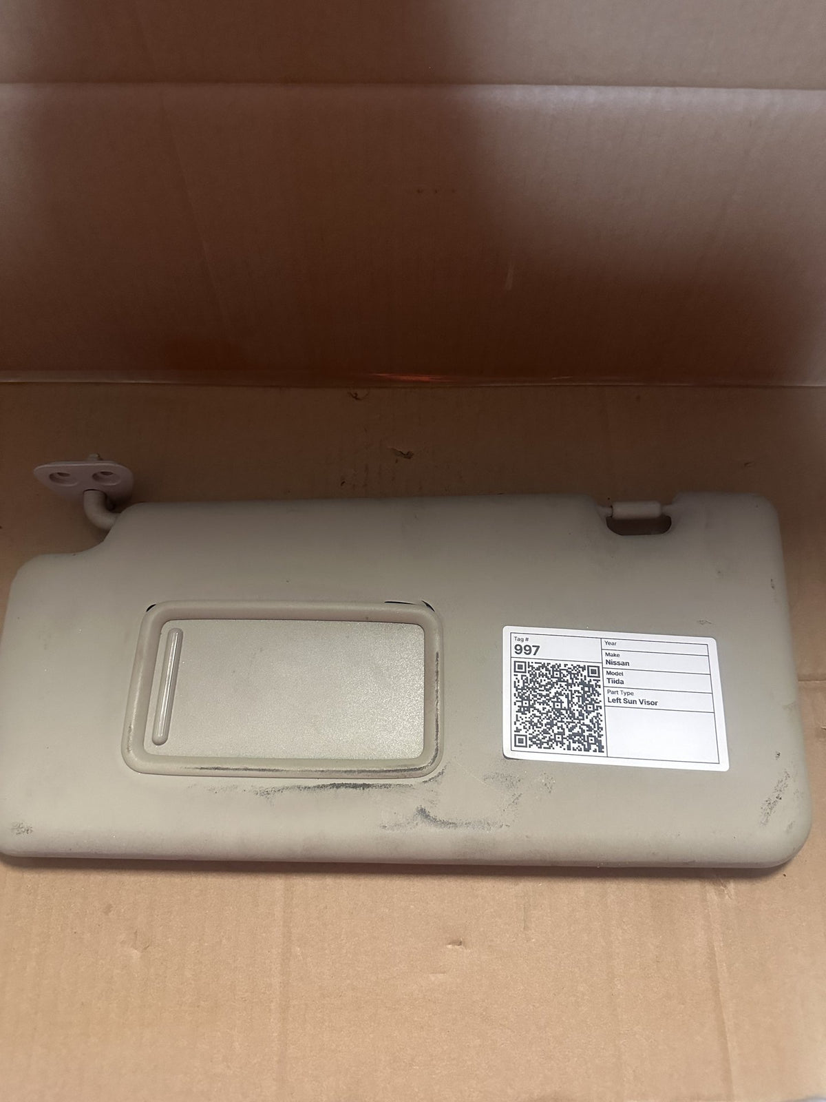Nissan Tiida Tiida Hatchback Left Sun Visor