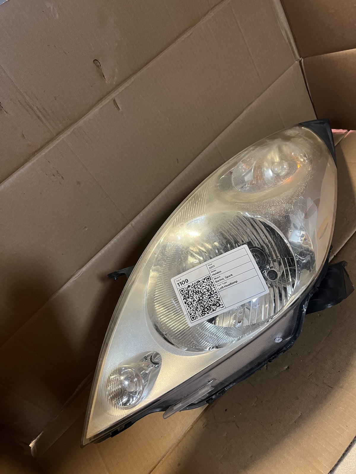 2011 Barina, Spark Barina, Spark Hatchback Left Headlight
