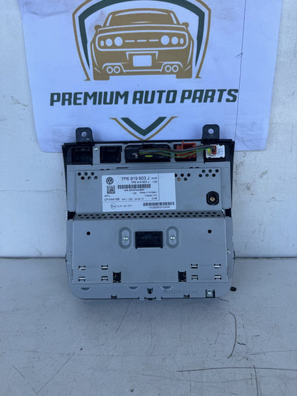 2016 Volkswagen Touareg Station Wagon Stereo Head Unit